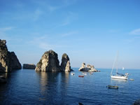 Beaches and diving in Scopello